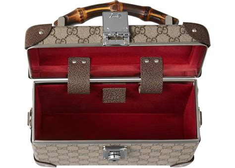 gucci x globetrotter beauty case gg|Gucci Globe Trotter Beauty Case GG Beige/Ebony.